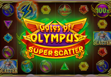 Автомат Gates Of Olympus Super Scatter в казино СпинБеттер